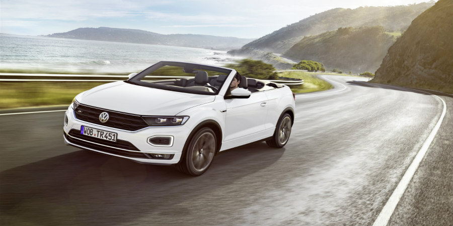 H Volkswagen παρουσιάζει έκδοση  Cabriolet για το νέο T-Roc 